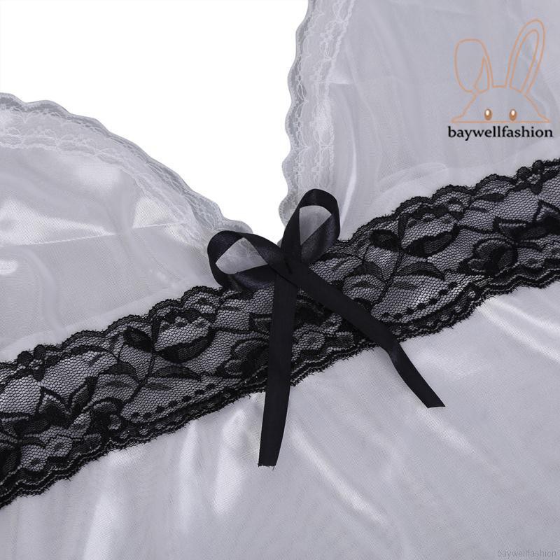 Đầm Ngủ Hai Dây Phối Ren Gợi Cảm Cho Nữ | BigBuy360 - bigbuy360.vn