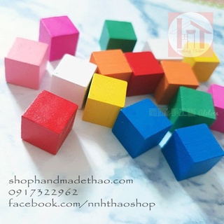 Gỗ khối vuông 2,3,4,5 cm