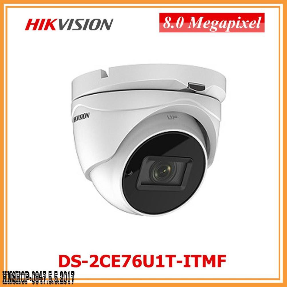 Camera HDTVI 8MP Hikvision DS-2CE76U1T-ITMF Nhỏ Gọn, Siêu Nét