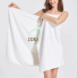 Set 5 khăn tắm trắng 60cm x 120cm - 310g phong phú cho nhà nghỉ, khăn cotton 100% sợi xe bền