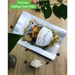 Trà Hoàng Cúc (Hoa Cúc khô sấy lạnh, Giải Độc, Thanh Nhiệt, Ngủ Ngon) - Hương Thảo Mộc