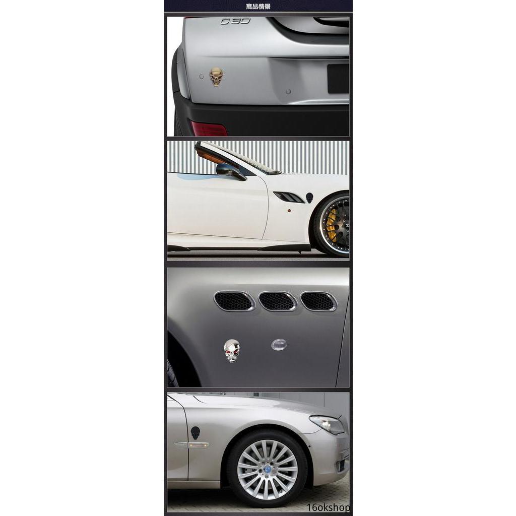 Nhãn Dán Kim Loại Trang Trí Xe Ô Tô