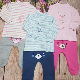 Bộ nỉ nhung cổ 3cm dày cho bé Newmoon