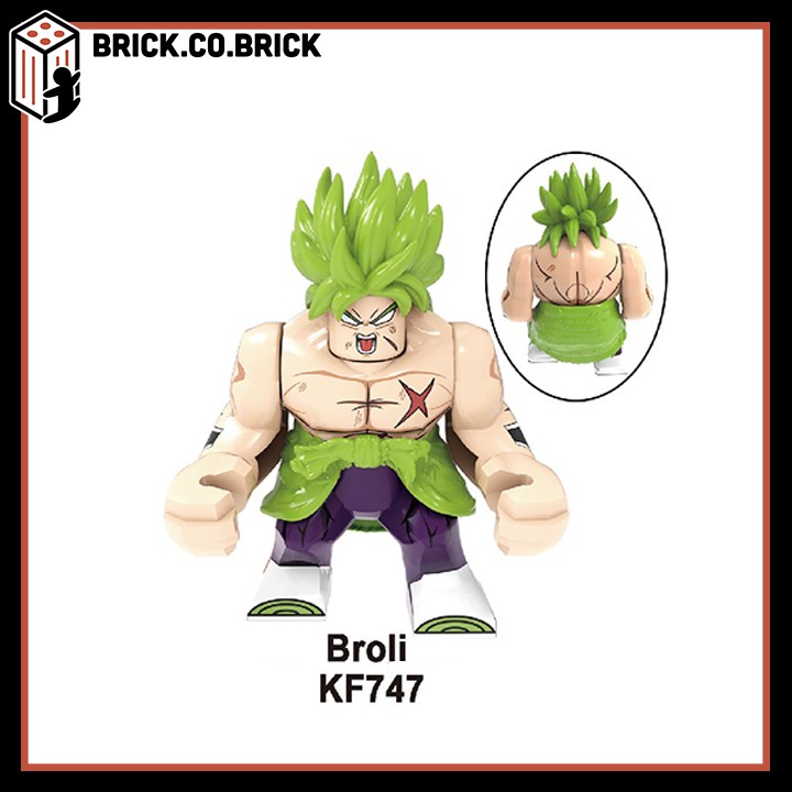 Broli Mô Hình Đồ Chơi Lắp Ráp Non LEGO Dragon Ball và Minifigure Bảy Viên Ngọc Rồng loại to KF6073