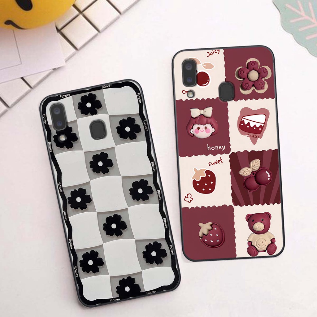 Ốp Samsung A20 / A30 in hình trái tim, caro kẹo ngọt đầy cá tính siêu đẹp siêu chất