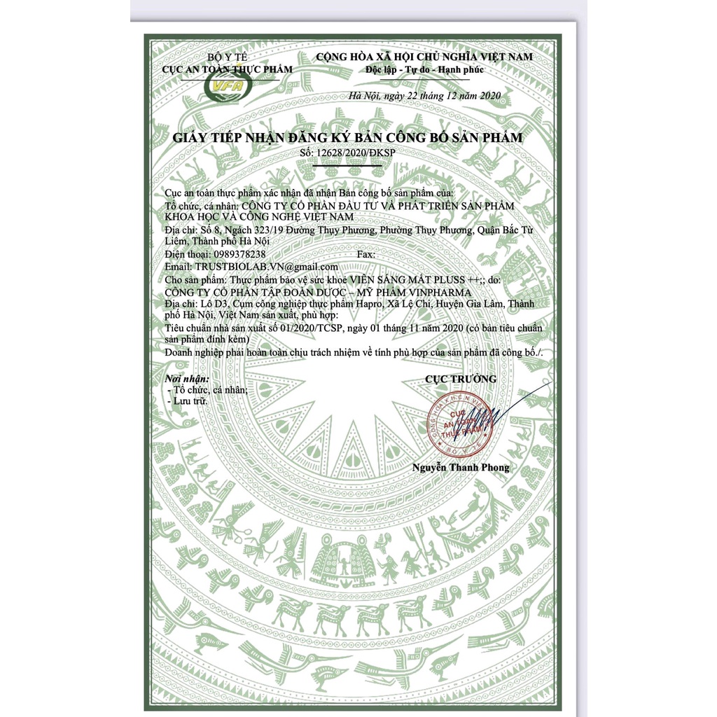 VIÊN SÁNG MẮT PLUSS ++ HỖ TRỢ CẢI THIỆN THỊ LỰC, GIẢM MỎI MẮT, KHÔ MẮT, NGĂN NGỪA LÃO HÓA MẮT