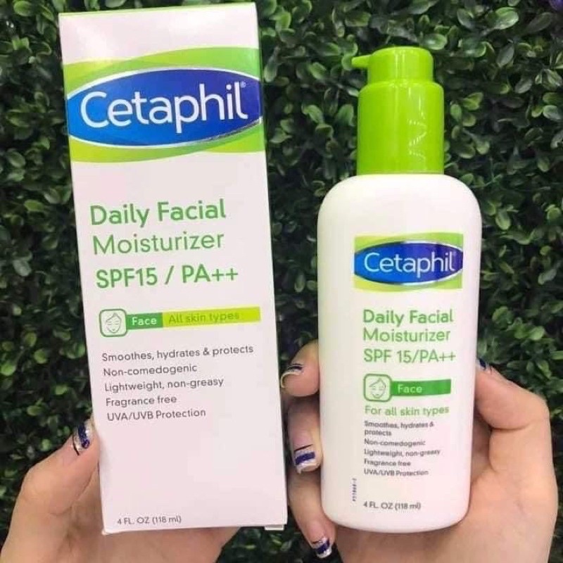 Centaphil Daily Facial Moisturizer SPF 15 (118ml) - Dưỡng ẩm chống nắng hàng ngày -Amipharma
