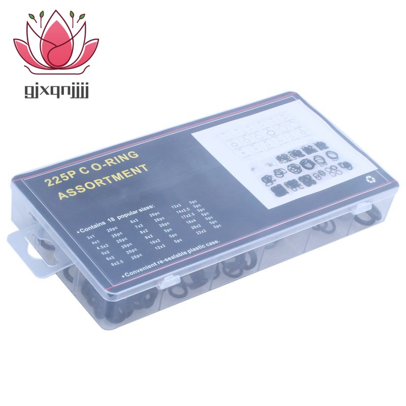 Set 225 Vòng Đệm Cao Su Đa Năng