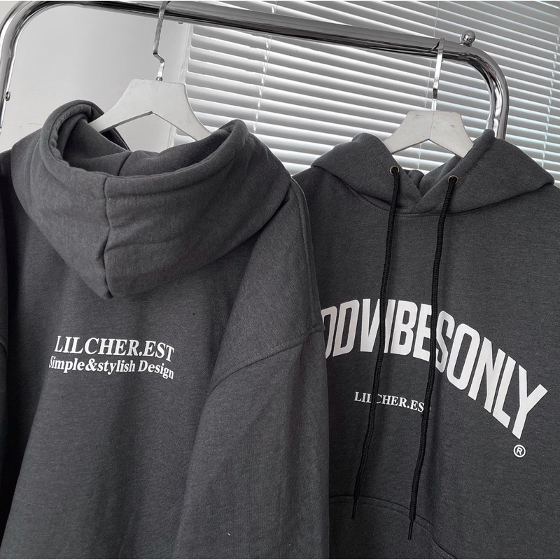 Áo hoodie nỉ lót bông Goodvibes unisex 2tclothes