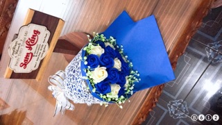 Bó Hoa Hồng Sáp Thơm - 19 bông