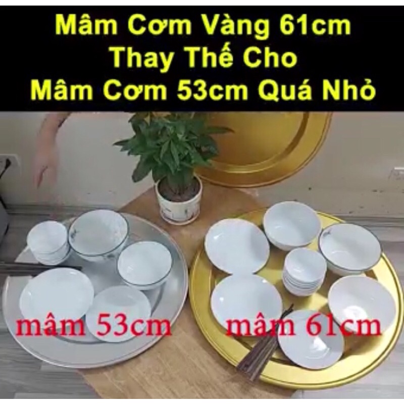 Mâm ăn cơm đk 60cm hàng độc quyền chỉ có tại xưởng sản xuất Linh Anh