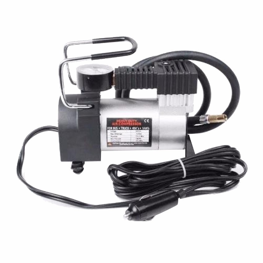 MÁY BƠM LỚP XE HƠI, XE MÁY SHU DIKA 12V -220V 150Psi CAO CẤP TIỆN LỢI MANG THEO - MÁY BƠM XE MINI NHỎ GỌN CÔNG SUẤT CAO