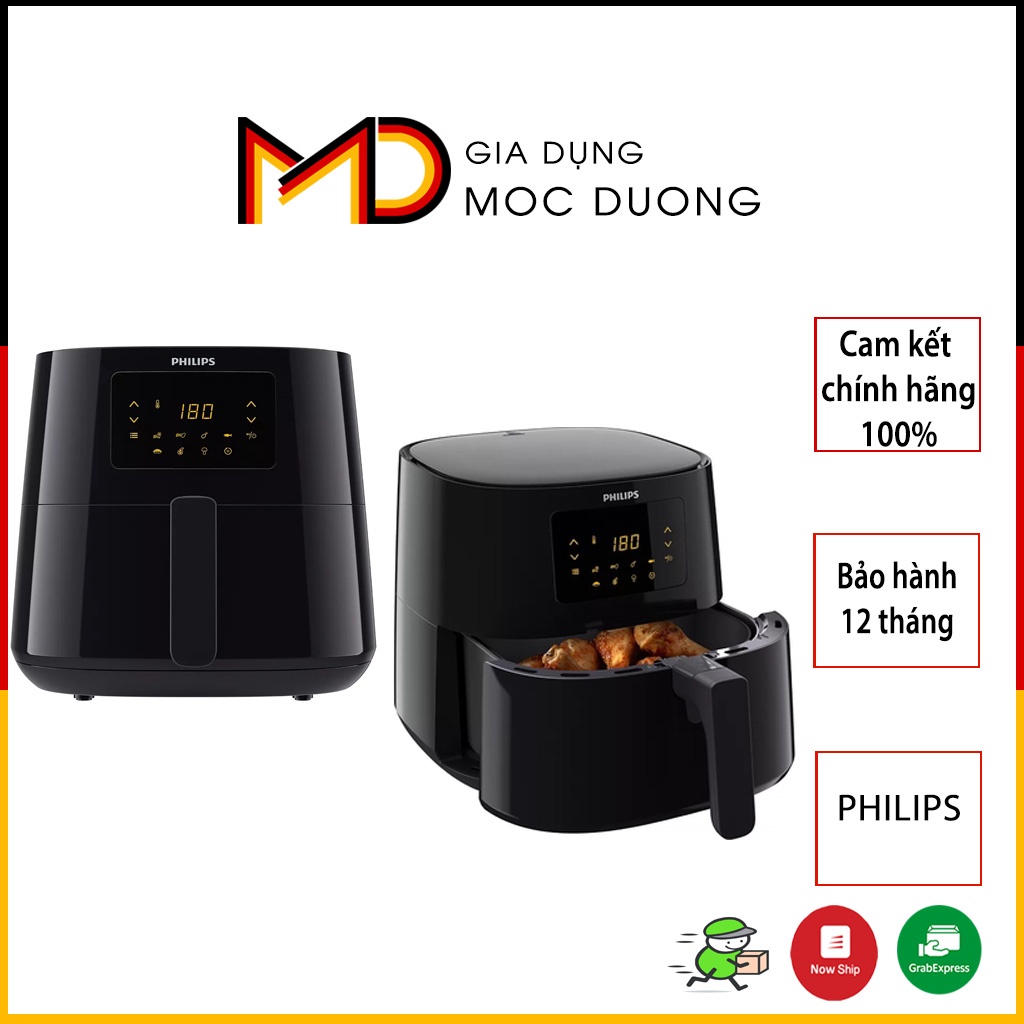 Nồi chiên không dầu PHILIPS HD9270/90, dung tích 6,2l, công suất 2000W