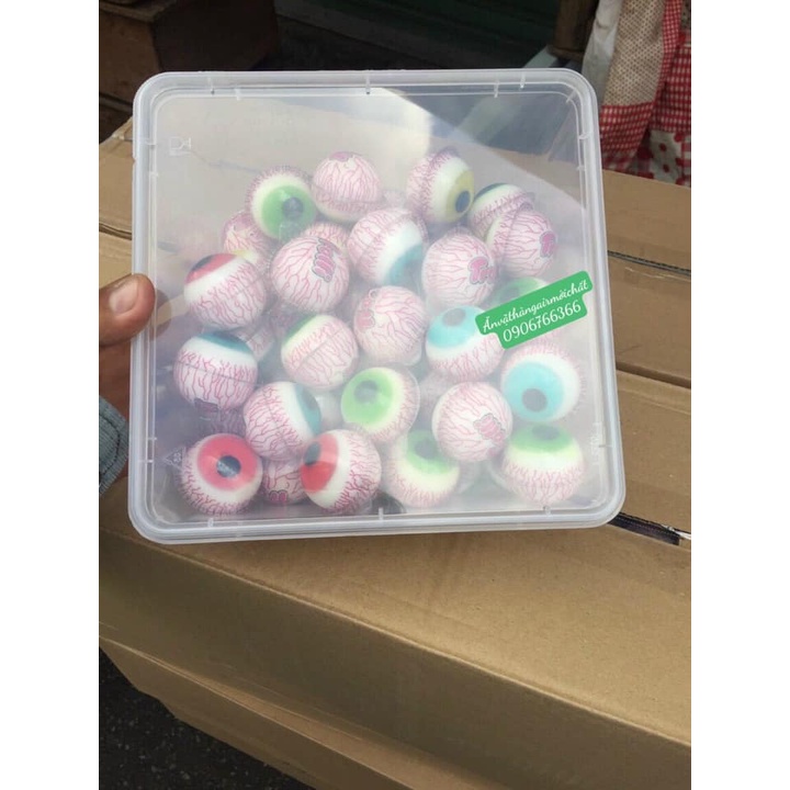 Kẹo Dẻo Mắt Trolli Glotzer Gói 4 Viên, 8 Viên - Hàng Đức