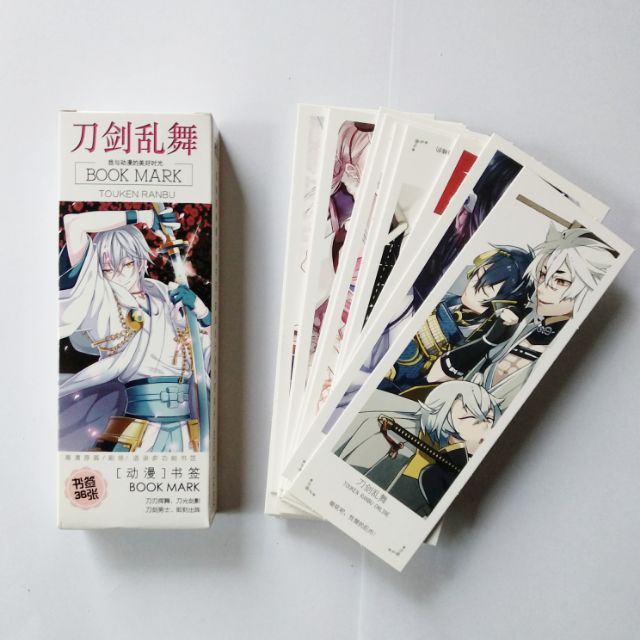 Hộp ảnh bookmark anime chibi Toàn chức cao thủ Tokyo ghoul Touken ranbu