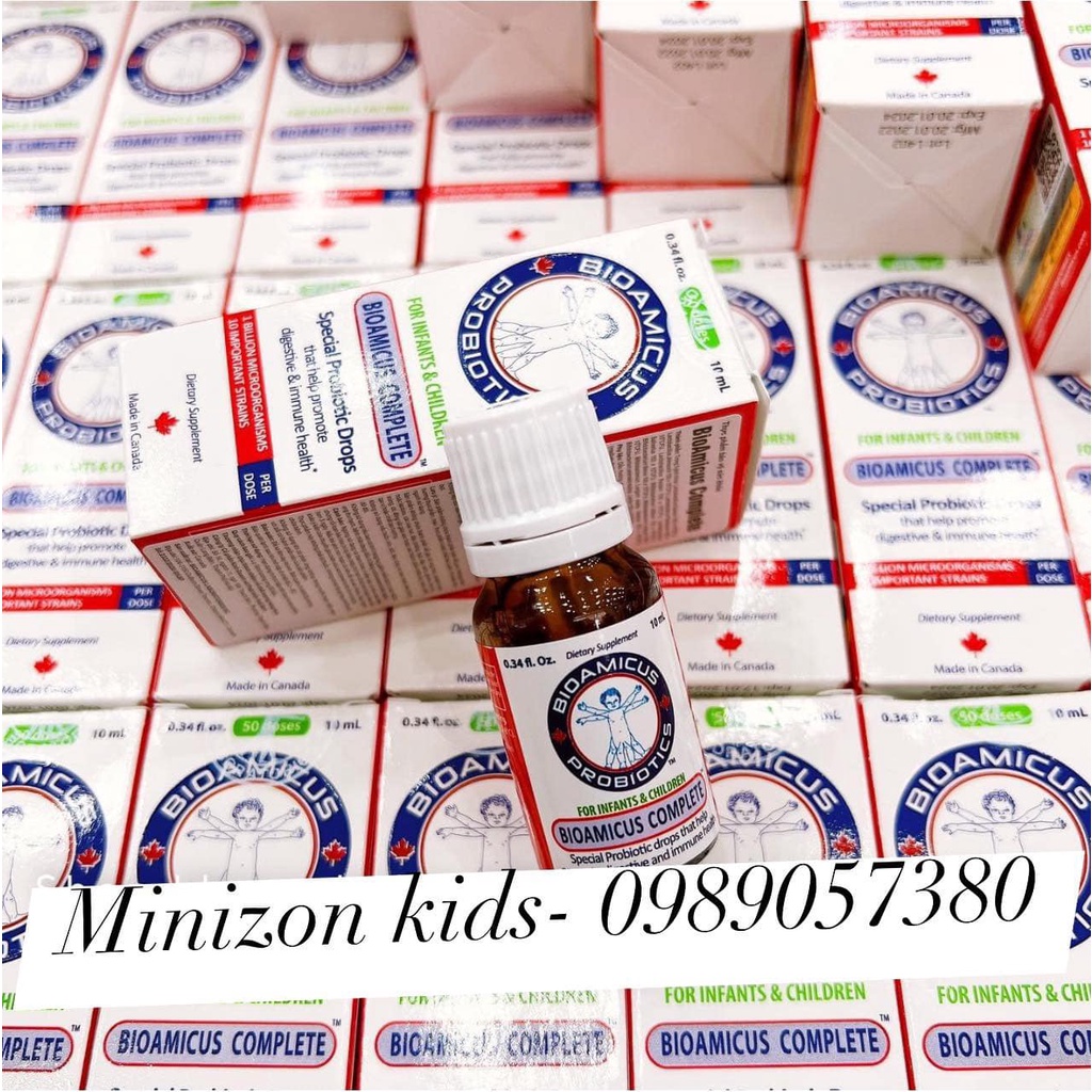 Men vi sinh 10 chủng BioAmicus Complete lọ 10ml