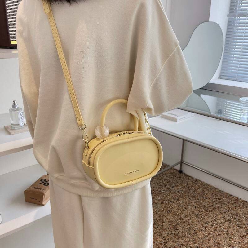 Túi cốp da ngọc size 21cm 4 màu cực xinh