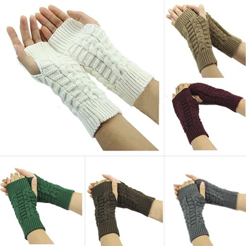 Găng Tay Len Hở Ngón Mềm Mại