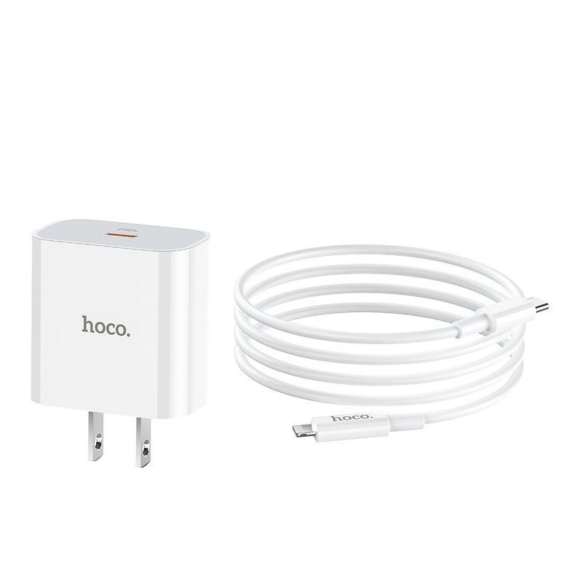 BỘ SẠC NHANH HOCO C76 PLUS PD 20W / QC3.0 CHO IPHONE 11/12 - CHÍNH HÃNG