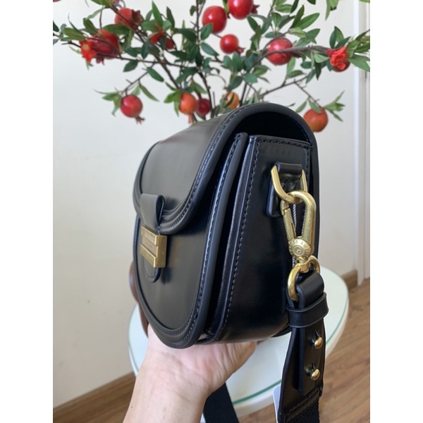 Túi xách _ Túi yên ngựa Embellished _vintage nữ, dáng bầu