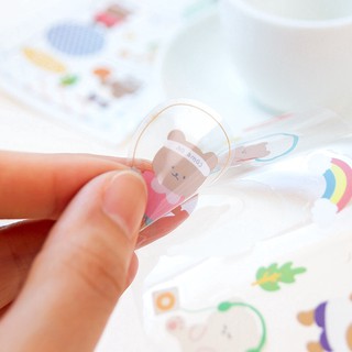 Miếng Dán Trang Trí Hình Gấu Đáng Yêu