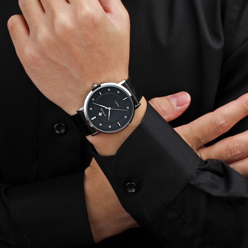 Đồng Hồ Nam WWOOR 8011 Chính Hãng Dây Da Cao Cấp