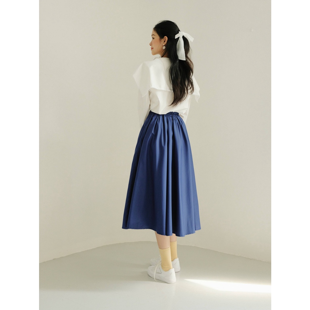 THE19CLUB - Chân váy cotton chun lưng - Ceci skirt