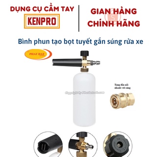Bình Tạo Bọt Tuyết Gắn Súng Rửa Xe Dung Tích 1000ml-Tặng Kèm Khớp Nối Nhanh Với Súng