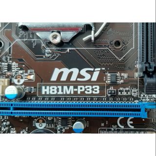 Main MSI H81M P33 MỚI NHƯ HÌNH