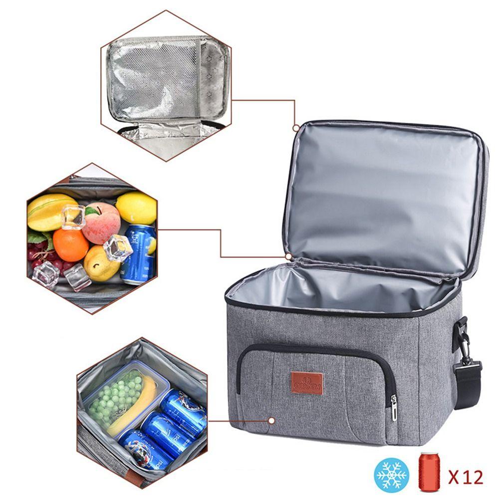 Túi Giữ Nhiệt Đựng Hộp Cơm Trưa Dung Tích 10L / 20L Chống Thấm Nước Tiện Dụng Mang Theo Du