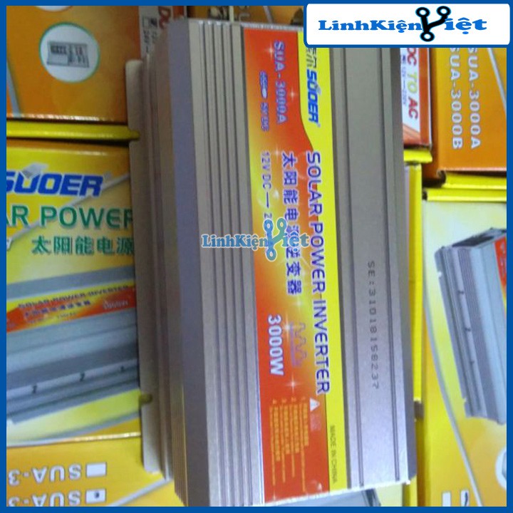 Kích điện SDA 12VDC lên 220VAC Sin Mô Phỏng - 3000W