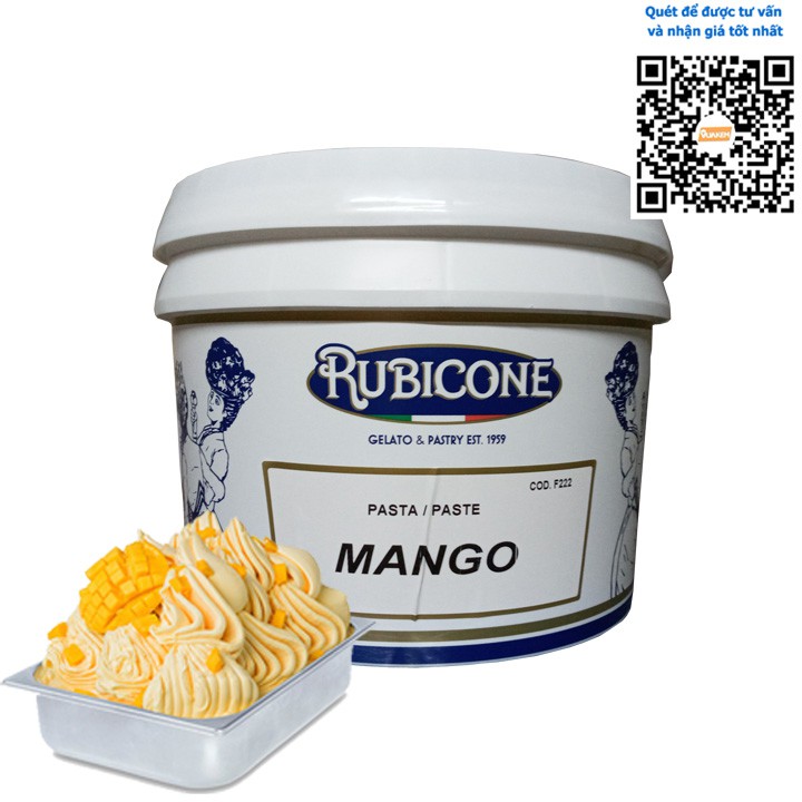 Rubicone Mango - Hương liệu làm kem, pha chế đồ uống vị Xoài