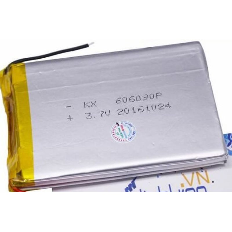 Pin Lithium 6000mAh 3.7v Mới 100% Có Mạch Bảo Vệ