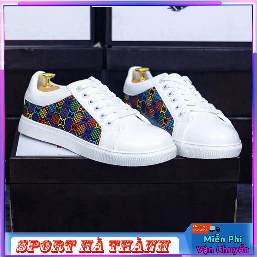 Giày nam sneakers thể thao - GGG họa tiết 7 màu
