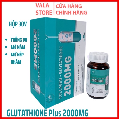 Viên Uống Giảm Nám Trắng Da Glutathione 2000 mg Dr.Lacir