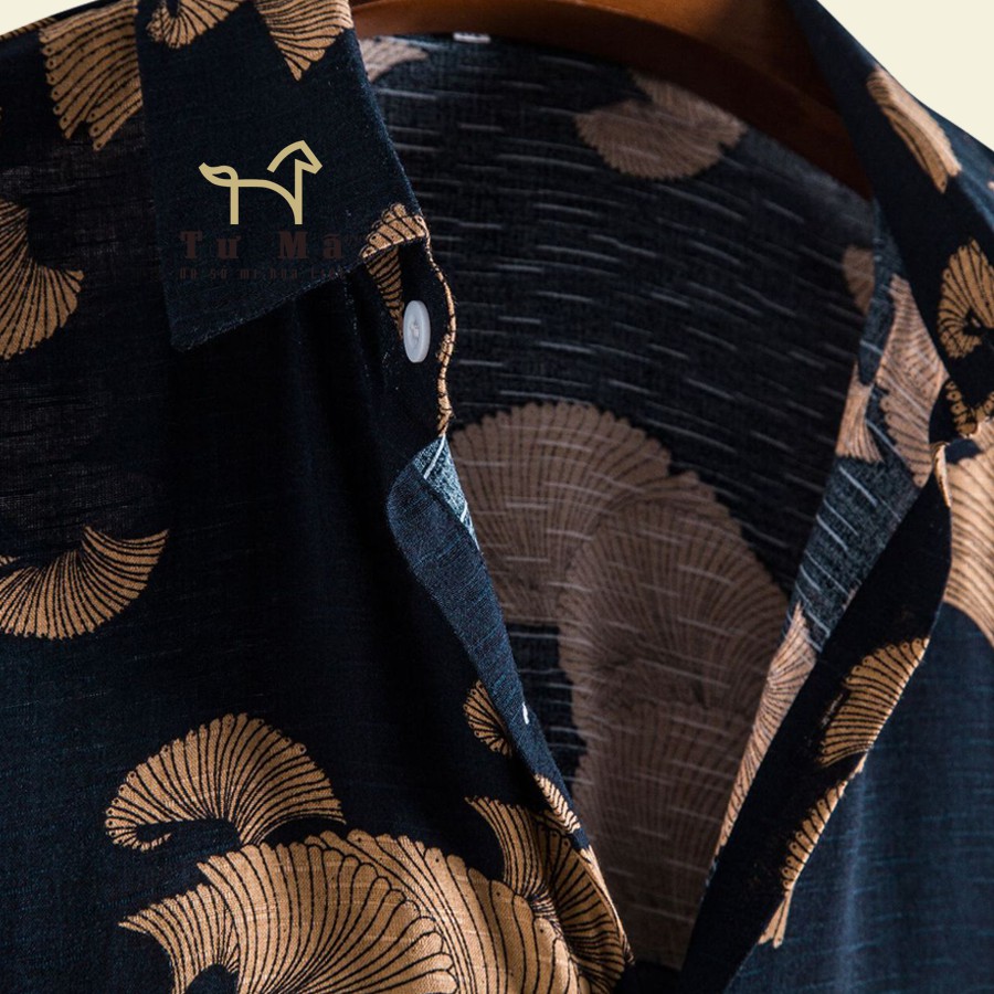 Áo sơ mi họa tiết nam 💝 FREESHIP 💝 áo sơ mi form rộng Họa Tiết  Nấm Chất Vải Đẹp Mềm Mại, Mát | BigBuy360 - bigbuy360.vn