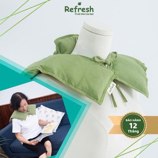 Túi chườm thảo dược giảm đau vai gáy 100% tự nhiên, làm nóng bằng lò vi sóng - REFRESH