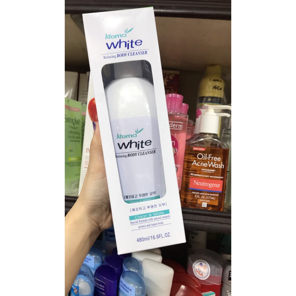 Sữa Tắm Aroma White Relaxing Mira 480ml