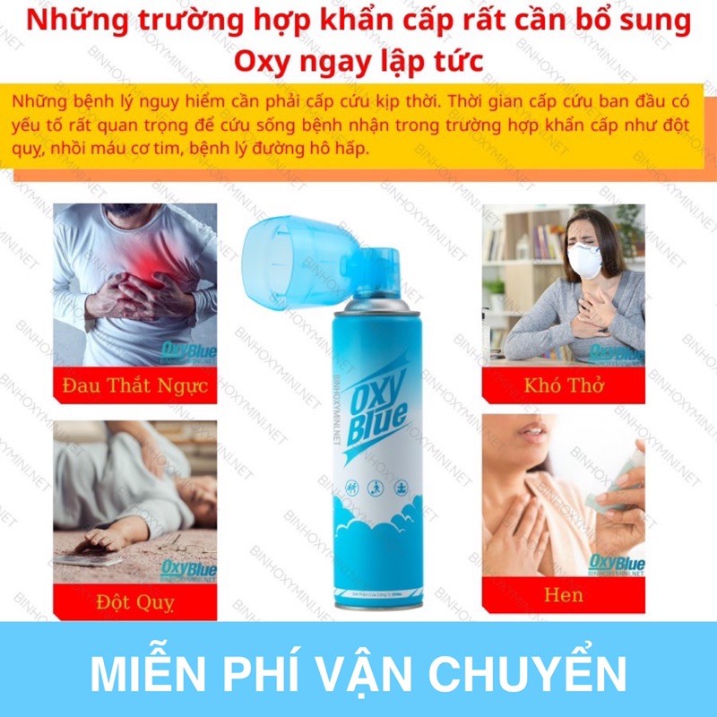 [HÀ NỘI] Bình Oxy Mini Cầm tay cung cấp Oxy tinh khiết 99%