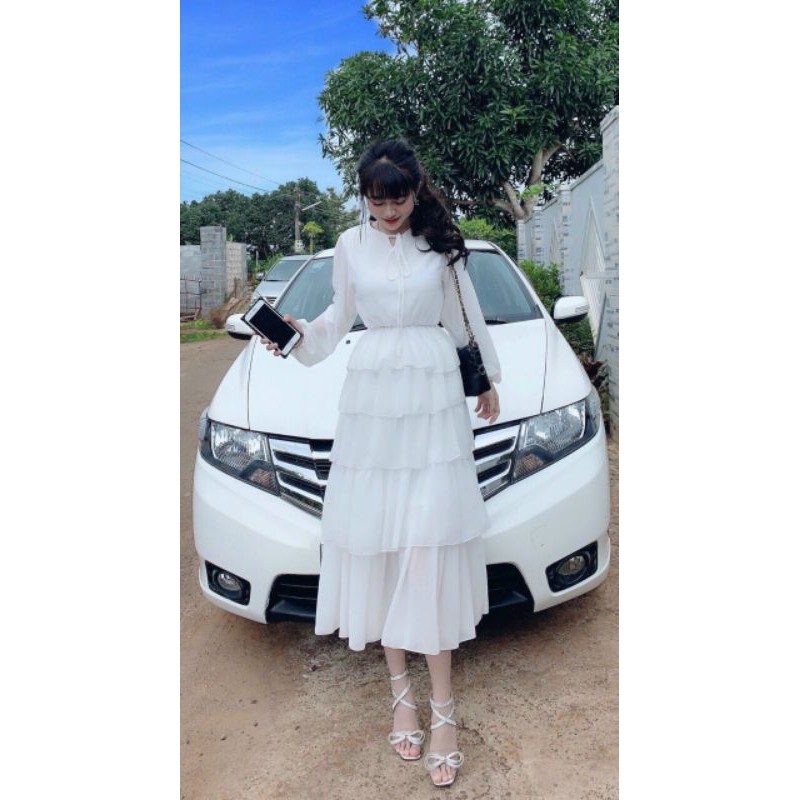 ♥️♥️ ĐẦM Xốp bèo tầng♥️♥️