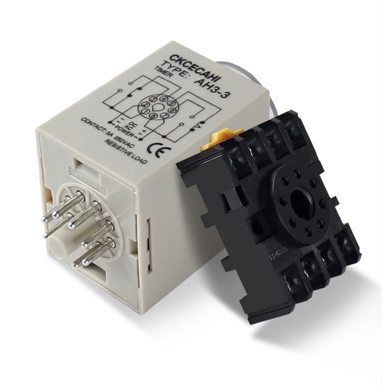 Đế rơ le 8 chân tròn - Timer CKC - Đa năng - Bền bỉ với thời gian | LAKISAN