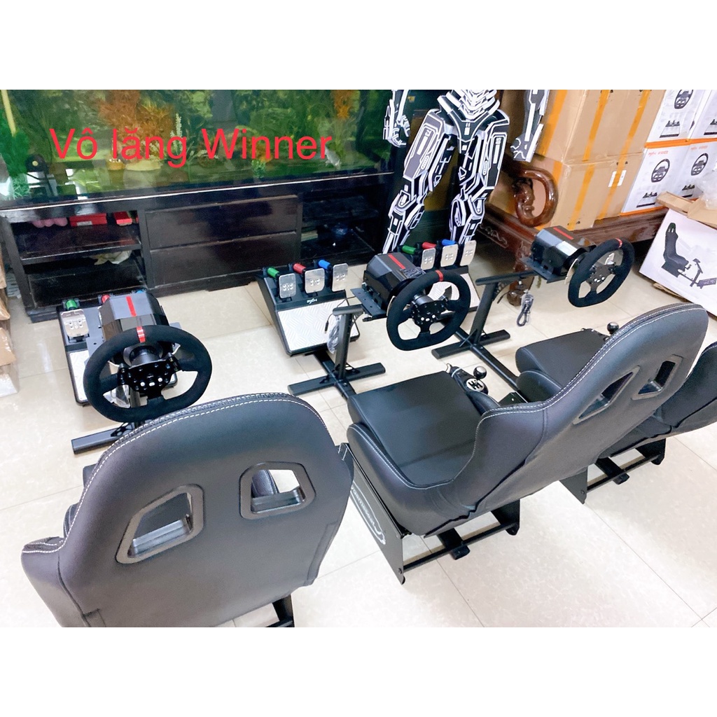Combo vô lăng chơi game PXN v10 + playseat Evolution