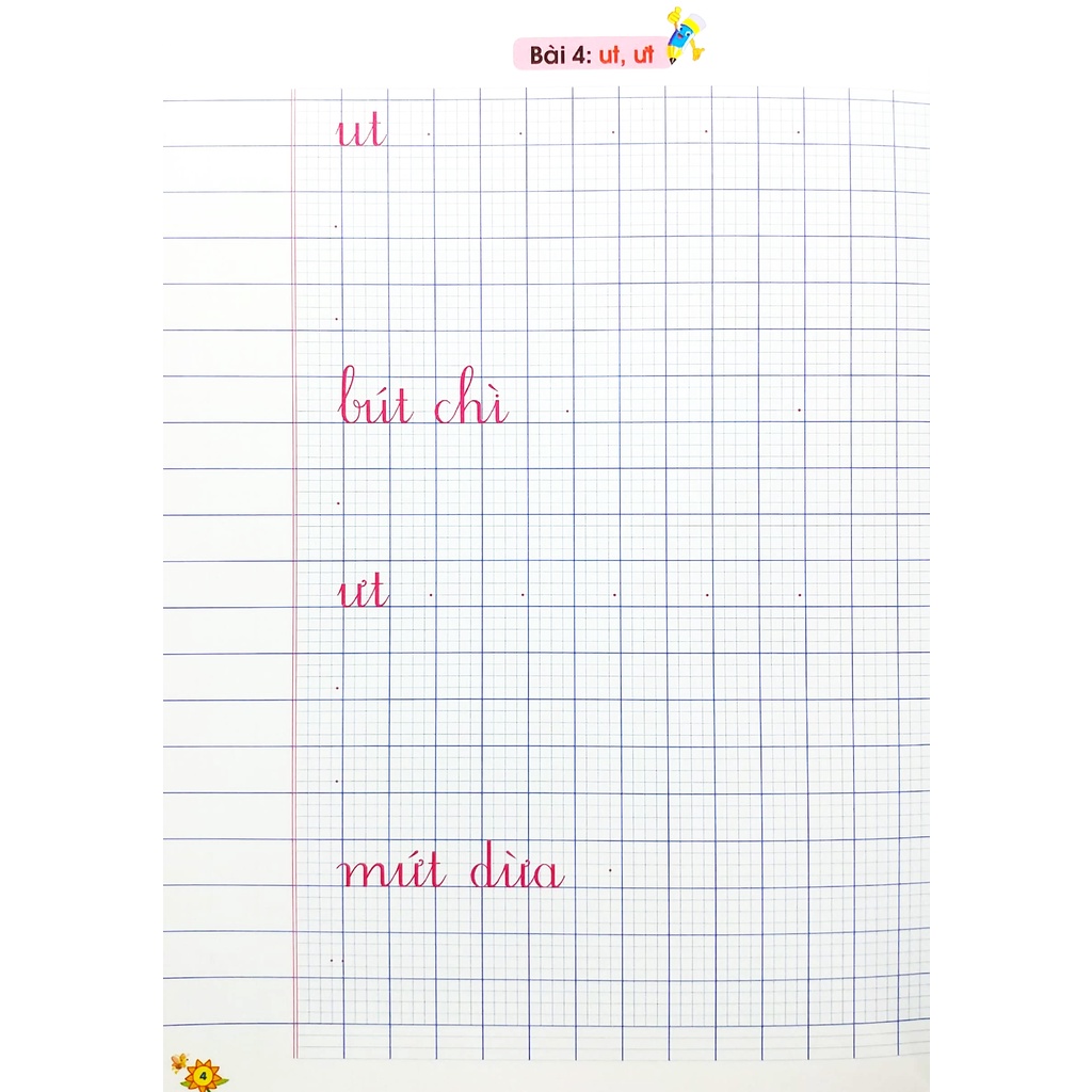 Sách Vở Ô Li Viết Chữ Mẫu 1 - Quyển 2