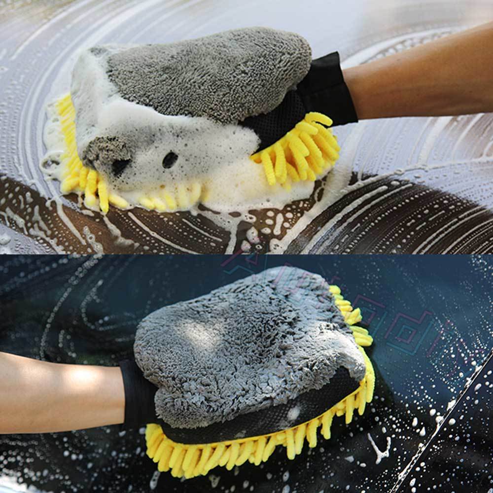 Găng Tay San Hô Mềm Mại Chống Trầy Đa Năng Dùng Vệ Sinh Xe Hơi