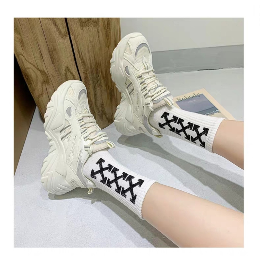 Giầy thể thao nữ độn đế 5p(FREESHIP),giầy phản quảng trẻ trung,cá tính -T3M | BigBuy360 - bigbuy360.vn