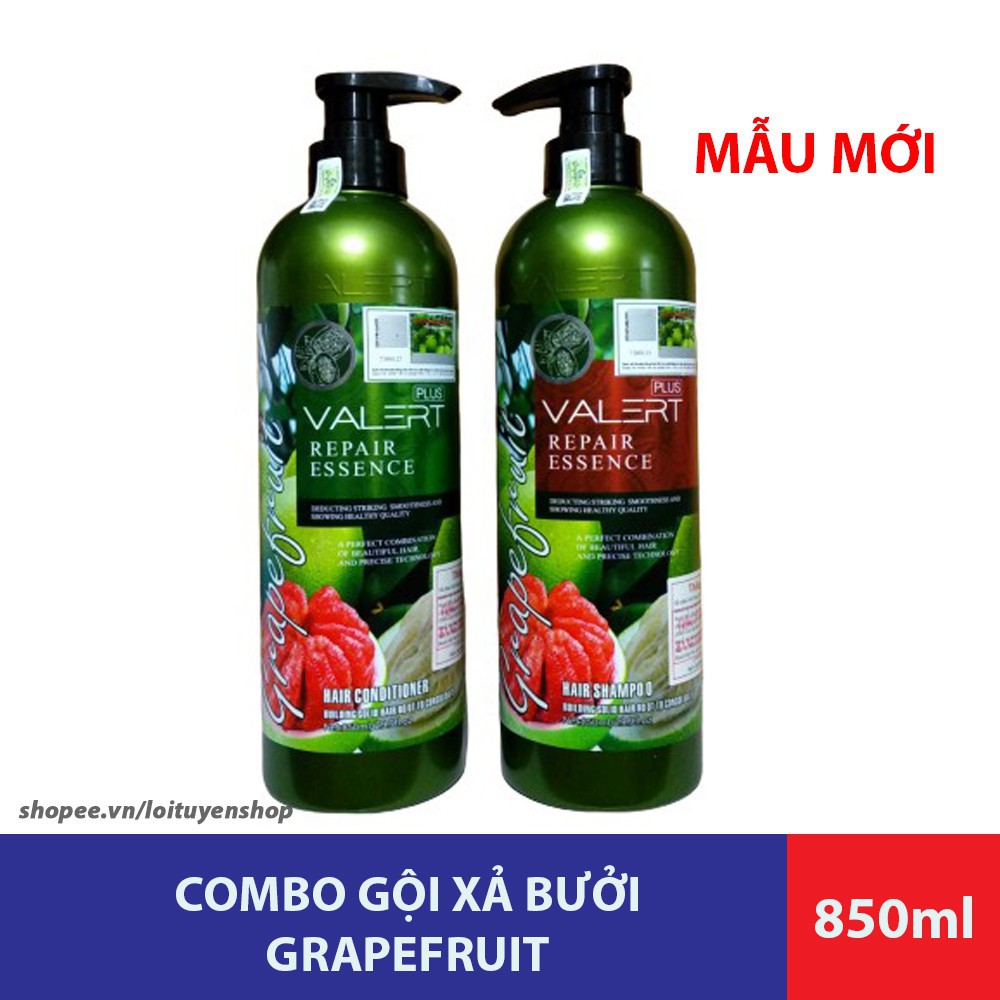 [ Xả Lỗ ] Dầu Gội Dầu Xả Bưởi Chống Rụng Và Kích Thích Mọc Tóc 850ml { com bo 2 chai }