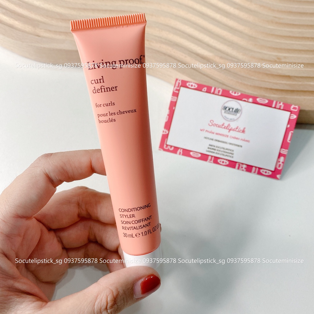 Kem giữ nếp tóc xoăn uốn mềm, vào nếp Living Proof Curl Definer Conditioning Styler 30ml