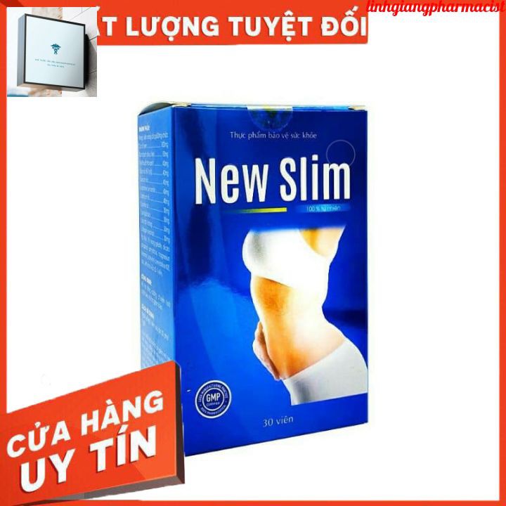 (chính hãng)Viên uống giảm cân nhanh  an toàn, hiệu quả New Slim. Hộp 30 viên