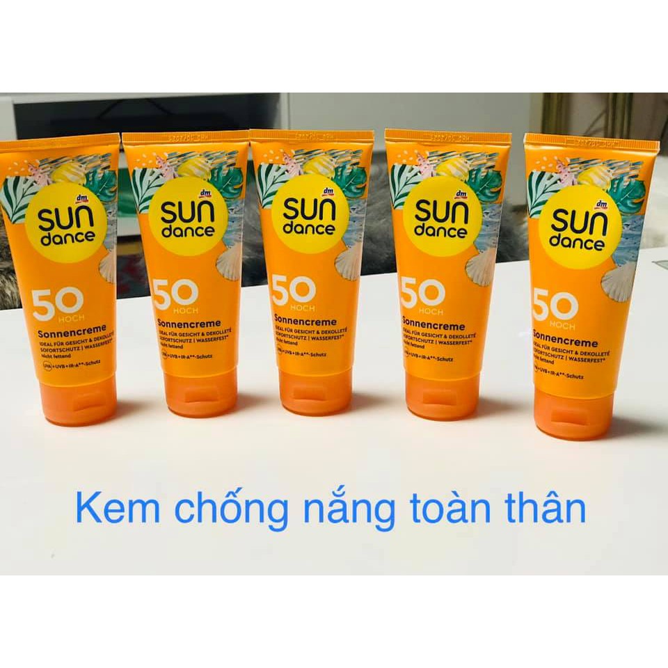 [FREESHIP] Kem Chống Nắng Sundance SPF50 Nội Địa Đức Chính Hãng 100ml MPLULU22