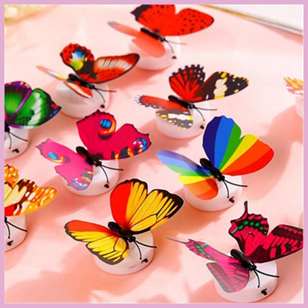 Đèn Ngủ Hình Bươm Bướm Xinh Xắn Sáng Tạo